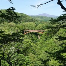 雪割橋展望台より。