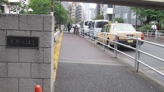 現在は下は高速道路が走っています