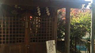 木漏れ日の小さな神社