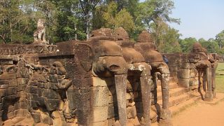 アンコールトム観光の中継地