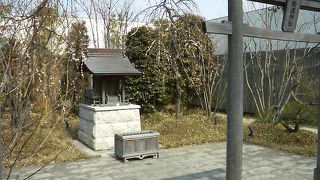 ミニトレインや出店もあったりと色々楽しい屋上神社です