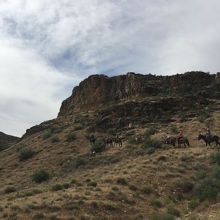 スタートすぐの風景。