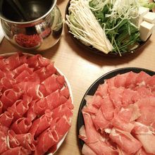 しゃぶしゃぶのお肉