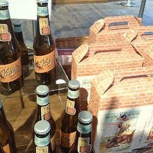 カブトビール、濁り酒等、地酒がお土産で買えます。