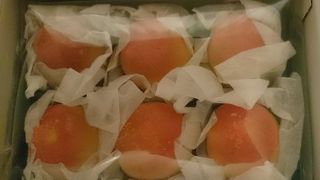 可愛い桃のおまんじゅう