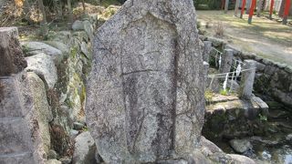 藍染川 梅壺侍従の蘇生の碑 　お謡　藍染川の舞台