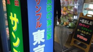 食品サンプルの代表店