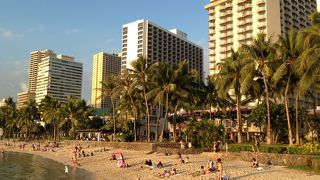 ハワイらしいビーチ