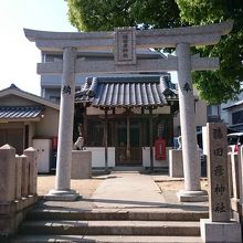 猿田彦神社の鳥居と拝殿