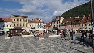 ブラショフの街の中心部