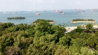 ロープウェーからの展望が素晴らしい