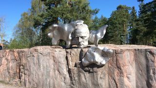 ヘルシンキらしい静かな公園