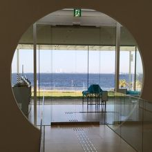 本館からの海の眺め