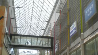 開放感のあるモール