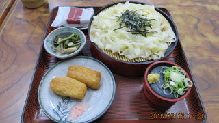 冷たいきしめんが美味しい