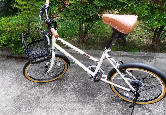 とても可愛いレンタル自転車が借りれます！