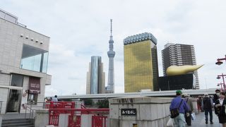 隅田川で一番きれいな赤い橋