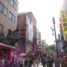 いつも混んでいる横浜中華街