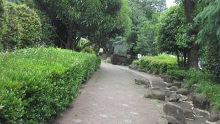 中間よりやや北西側で甘酒横丁と交差します