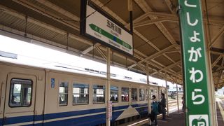 リゾートしらかみも停車する五能線の駅