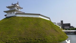 市役所のそば、資料館あり