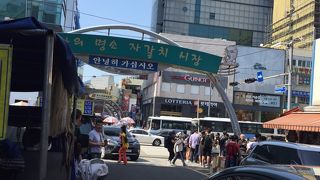 国際市場とチャガルチ市場はこの駅で