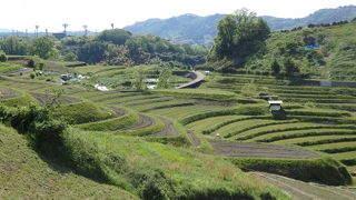 山城としても使われた棚田