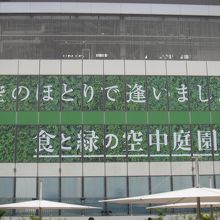 池袋西武の屋上 食と緑の空中庭園