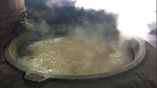 塩釜の熱気がすごい