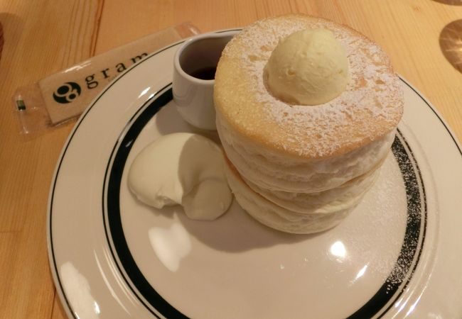 ふわふわ感がすごいプレミアムパンケーキ