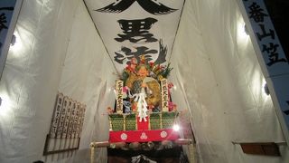 博多祇園山笠 舁き山 飾り山 山小屋見物  　豪華な山（山車）