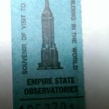 レトロな入場券