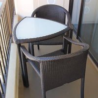 ラナイは広くはないが問題はない