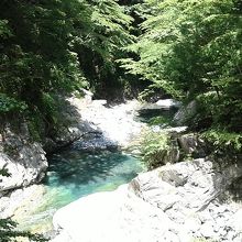 玄倉ダムの下流