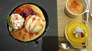 デザートとお茶も出来る穴場的カフェ