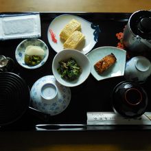 オプションで頼んだ朝食