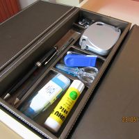 机には文房具が！！