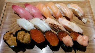 寿司食べ放題のお店です
