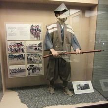 種子島への鉄砲伝来の展示