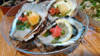 海鮮類が豊富なお店