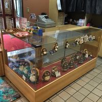 土産コーナーもたぬき