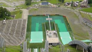 長野オリンピックで日の丸飛行隊が活躍した競技場！