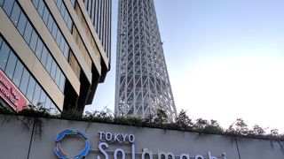 小さなショップが、並んでいる