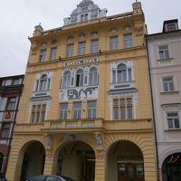 オタカル２世広場に面して