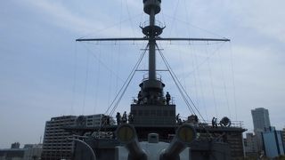 日露戦争で実際に使った戦艦に乗れます