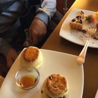 ラウンジでのティータイム