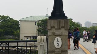 原爆ドームに行くときにわたる橋