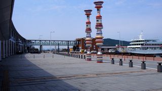 ２本のアート作品