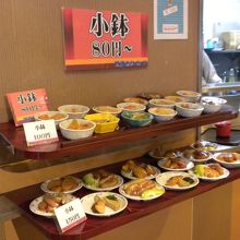 小鉢のセレクトは80円から