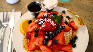 表参道にも出店しているパンケーキの有名店はカイムキにあるモールの中